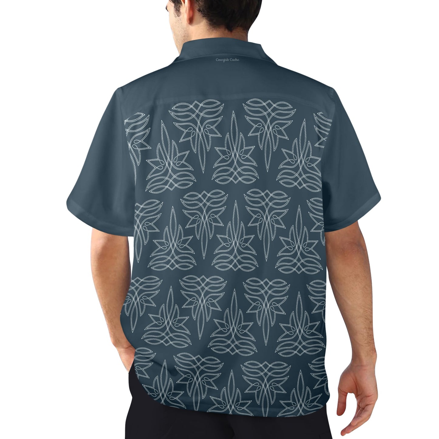 Men's Western short sleeve shirt