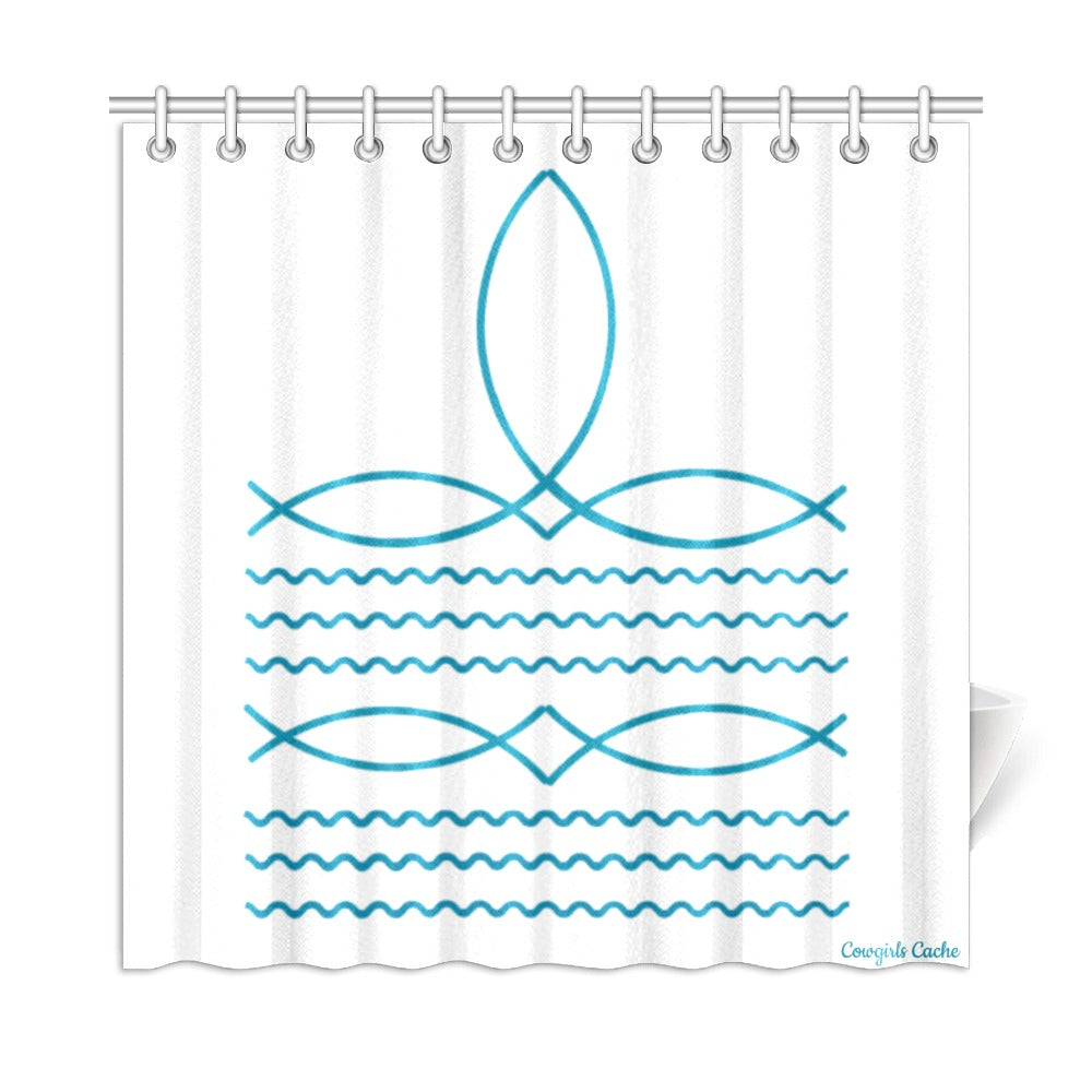 Boot Top Shower Curtains