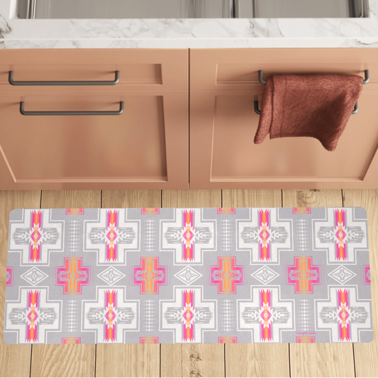 Sunny Side Trail, Pink Kitchen Mats
